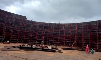 Avanza la reconstrucción de la Base de Supertanqueros de Matanzas entre retrasos y escasez