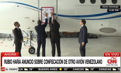 Estados Unidos confisca un segundo avión del gobierno de Nicolás Maduro