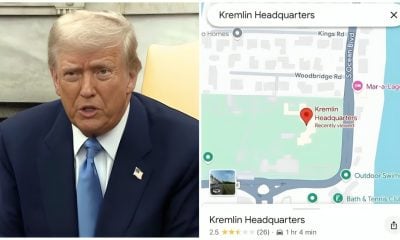 Influencer cubano descubre que Google Maps vincula el Kremlin con Donald Trump