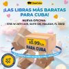 Las libras más baratas del mercado para envíos a la Isla desde la nueva oficina de DimeCuba