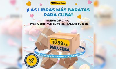 Las libras más baratas del mercado para envíos a la Isla desde la nueva oficina de DimeCuba