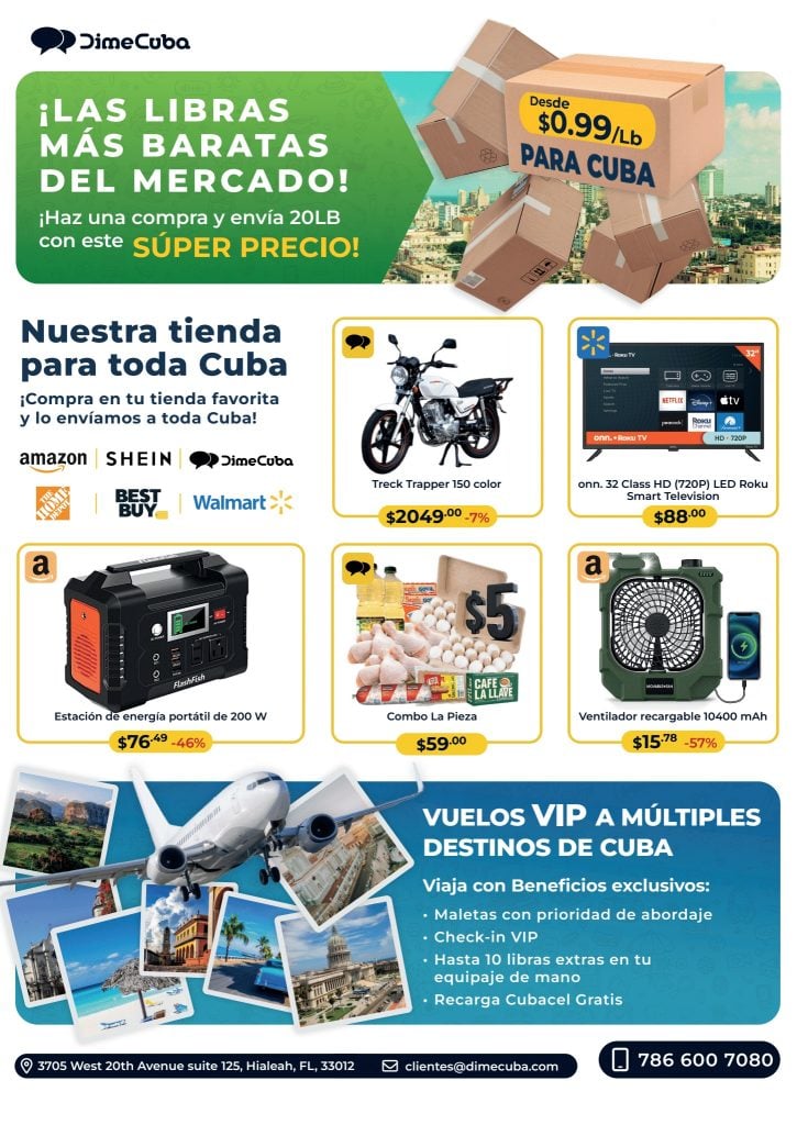 Libras baratas a Cuba DimeCuba abre nueva oficina en Hialeah con envíos desde 0.99 dólares