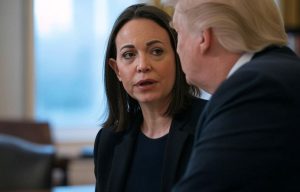 María Corina Machado y Trump