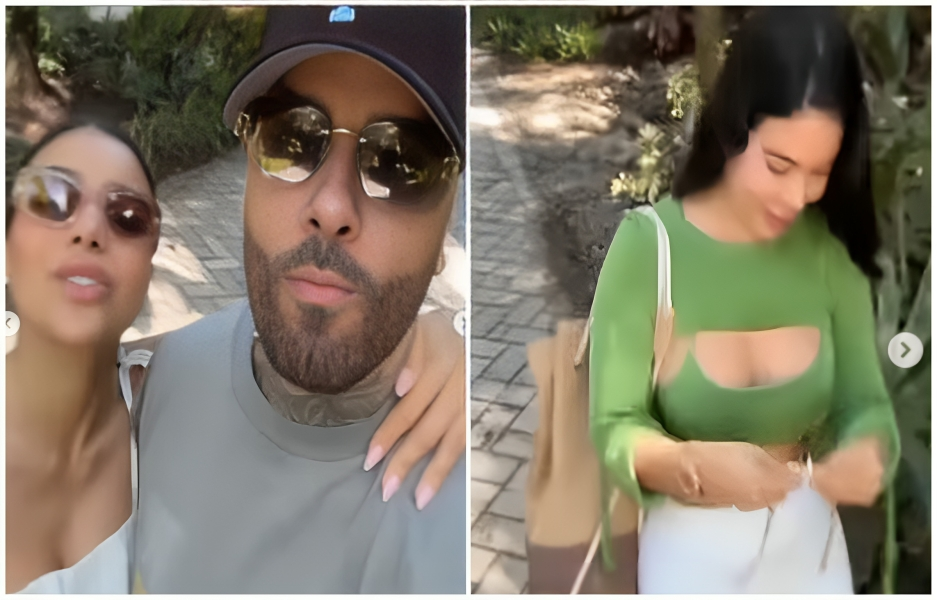 Nicky Jam con su novia y su suegra