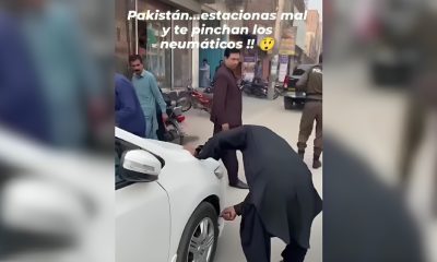 Pakistán castiga el mal estacionamiento pinchando llantas Debería Hialeah adoptar esta medida (1)