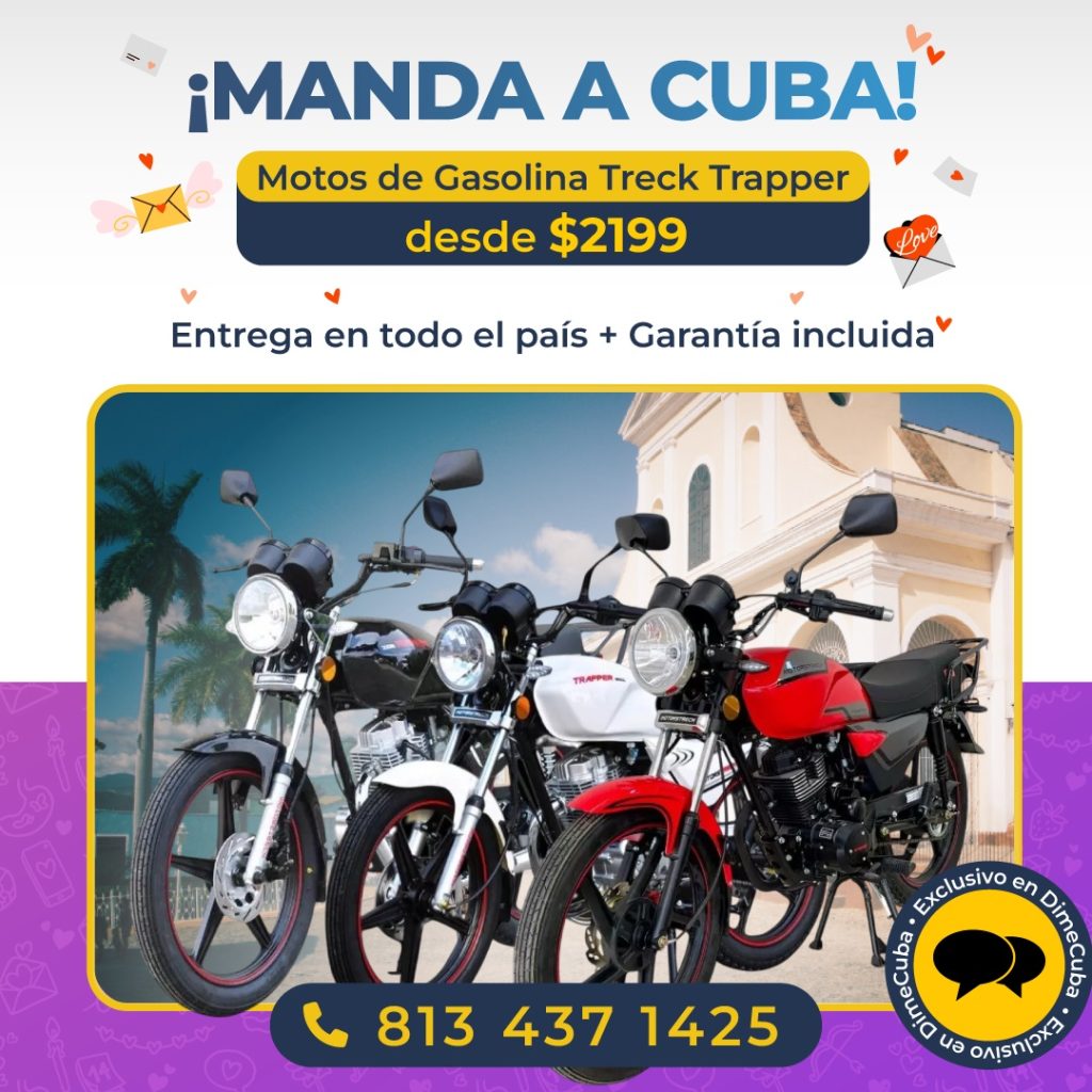 Tres modelos de motocicletas de combustible Trapper 150 disponibles para envío a Cuba5