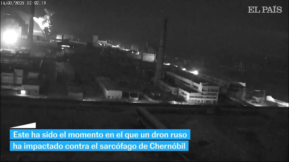 Ucrania denuncia el impacto de un dron ruso en la planta nuclear de Chernóbil 5