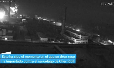 Ucrania denuncia el impacto de un dron ruso en la planta nuclear de Chernóbil 5