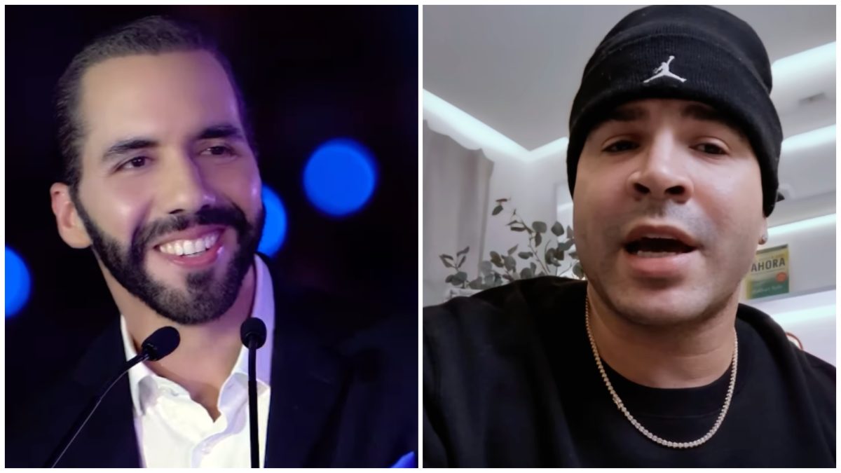 Reguetonero cubano Yomil admira a Bukele 