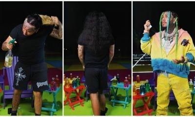 Asi se ve el cabello real de Tekashi