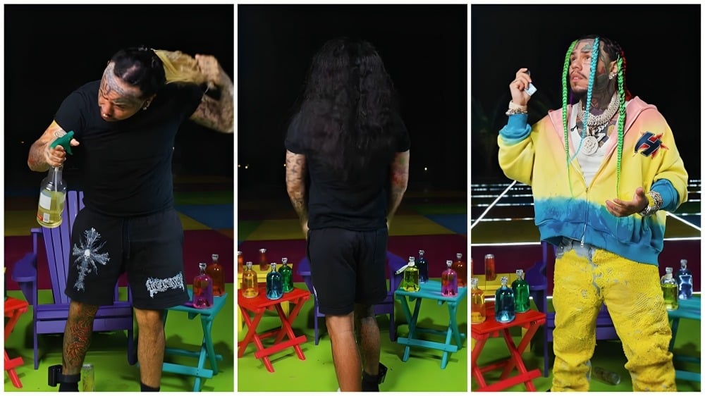 Asi se ve el cabello real de Tekashi