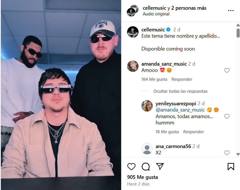 Cantante Celle Music dedica su nueva canción a Amanda Sanz 2