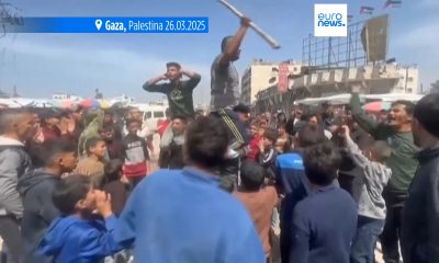 Cientos de palestinos protestan en Gaza contra el grupo de Hamas