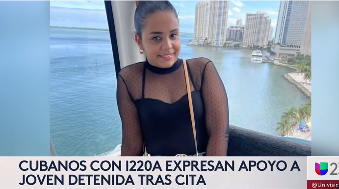 Cubana con I-220A detenida por ICE al acudir a su cita de inmigración en Miramar