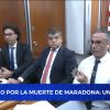 Detienen a custodio de Maradona por mentir en el juicio sobre la muerte del futbolista