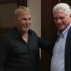 El actor Kevin Costner es recibido por el presidente designado Miguel Díaz-Canel