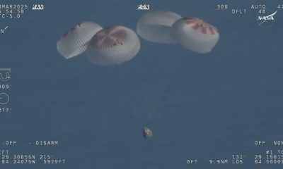 Los astronautas varados en el espacio vuelven a la Tierra después de casi 10 meses