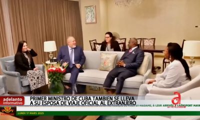 Manuel Marrero saca a su esposa a pasear en una gira por África (2)