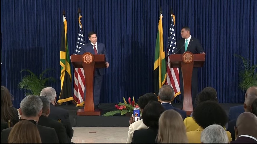 Marco Rubio y el primer ministro de Jamaica discuten sobre las misiones médicas cubanas