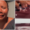 Mujer embarazada de su esposo por videollamada