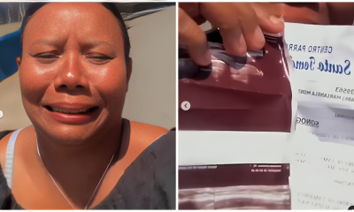 Mujer embarazada de su esposo por videollamada