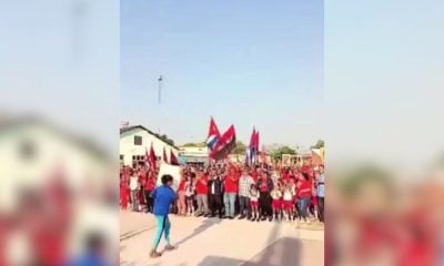 Régimen castrista responde con un acto político a las peticiones de comida en Río Cauto