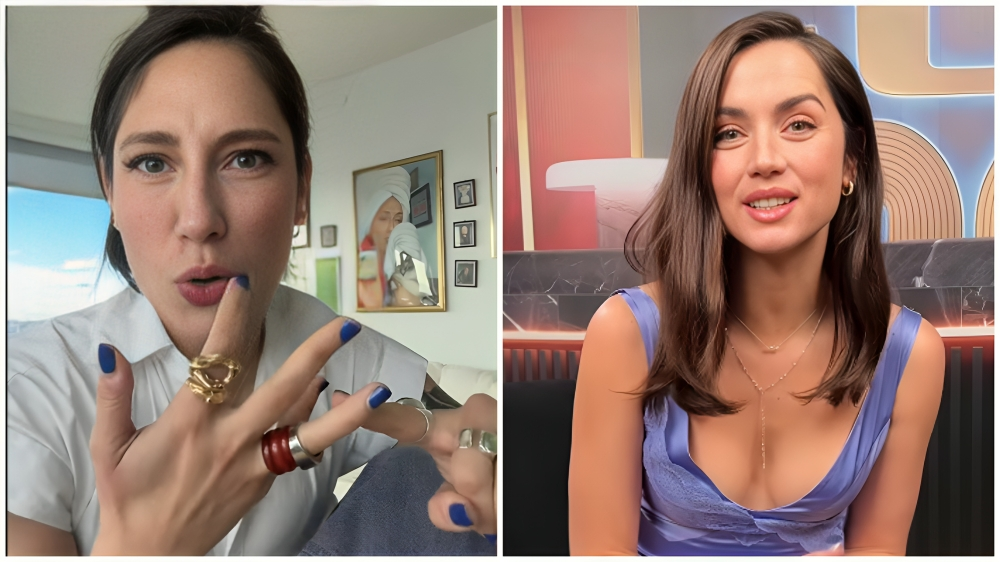 Tiktoker Tefi Pessoa y Ana de Armas