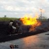 Un muerto en el incendio de un camión cisterna tras accidente en Matanzas