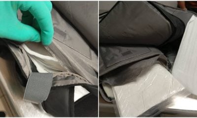 Aduana de Cuba descubre cocaína en el doble fondo de una mochila