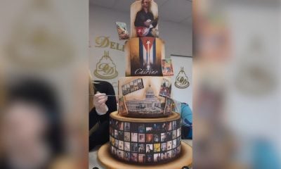 Así fue el pastel de cumpleaños para Willy Chirino