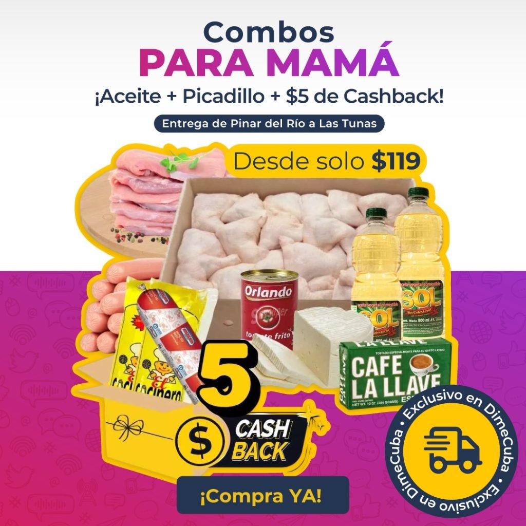 Combos de comida para enviar de regalo a Cuba por el Día de las Madres3