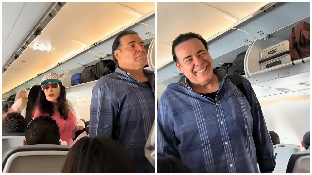 El actor César Évora es captado junto a la vedette mexicana Lyn May, qué hacían juntos