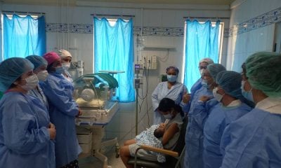 Exitosa cirugía en hospital de Villa Clara salva la vida de un bebé recién nacido