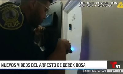 Imágenes inéditas del arresto de Derek Rosa joven acusado de matricidio en Hialeah
