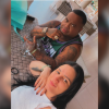 Jorge Junior y su esposa