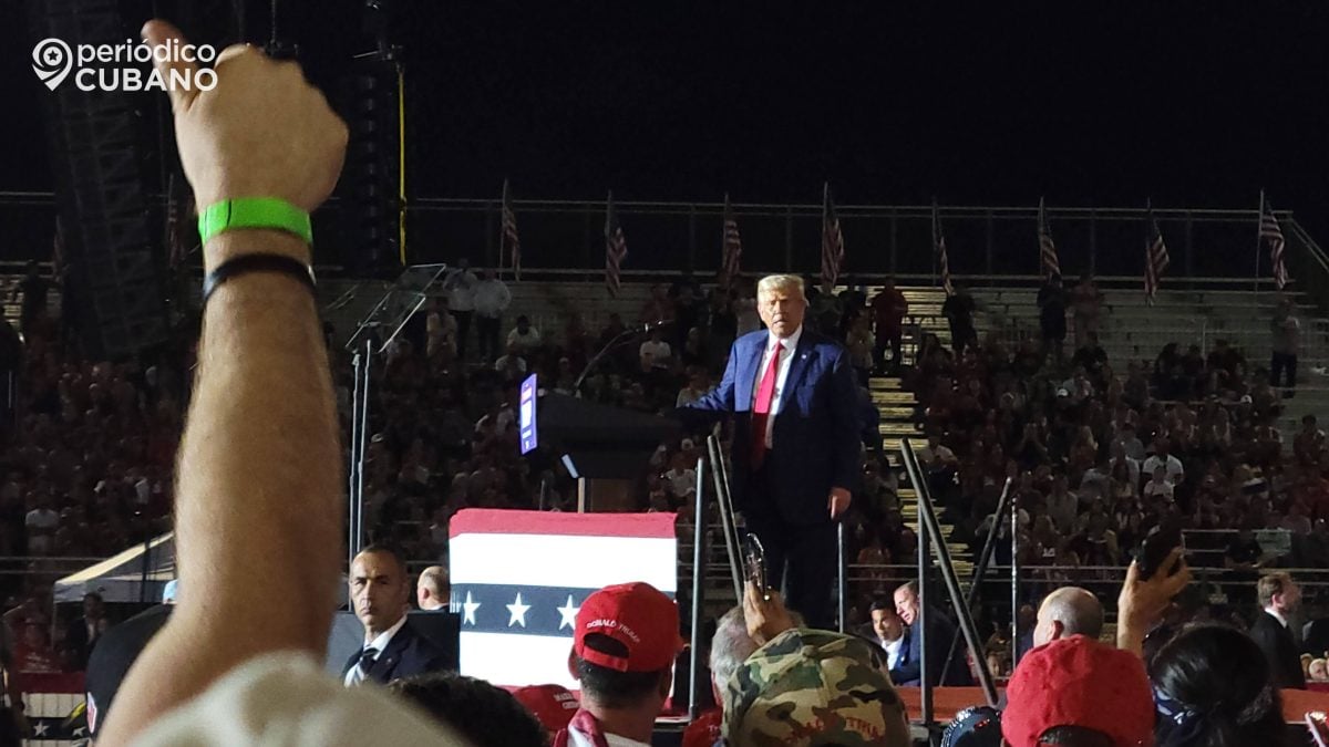 Presidente Donald Trump en Hialeah