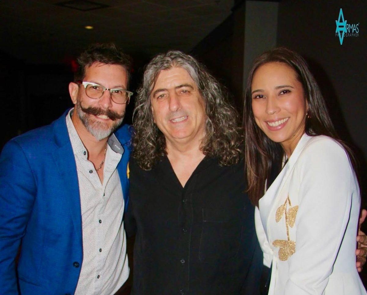 Ricardo Becerra, Lilo Vilaplana y Yuliet Cruz. (Foto © aetphoto715- Instagram)