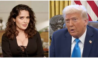 alma Hayek y Donald Trump