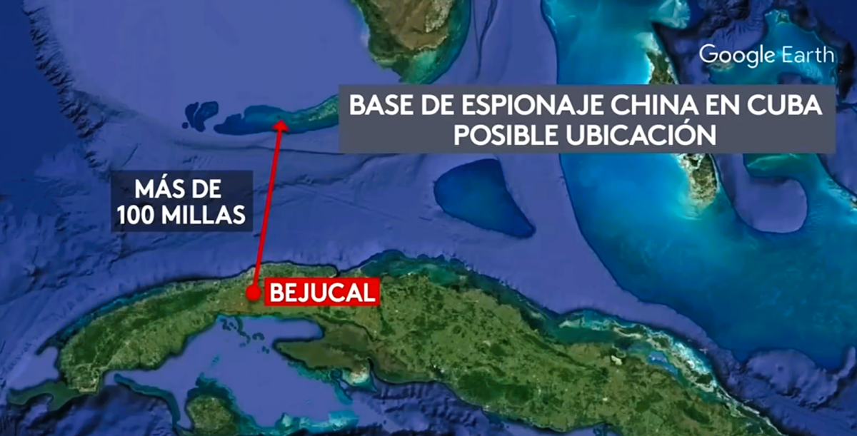 China tiene una bases espías activas en Cuba
