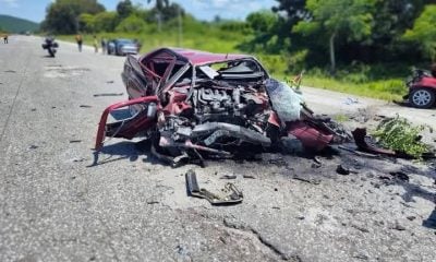 Cuatro personas fallecidas en un grave accidente de tránsito en Villa Clara