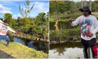 Cubanos revolucionan la pesca con arco en canales de la Florida