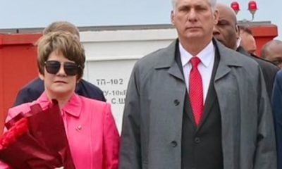 Díaz-Canel viaja a Rusia con su esposa Lis Cuesta “Me siento como en casa”