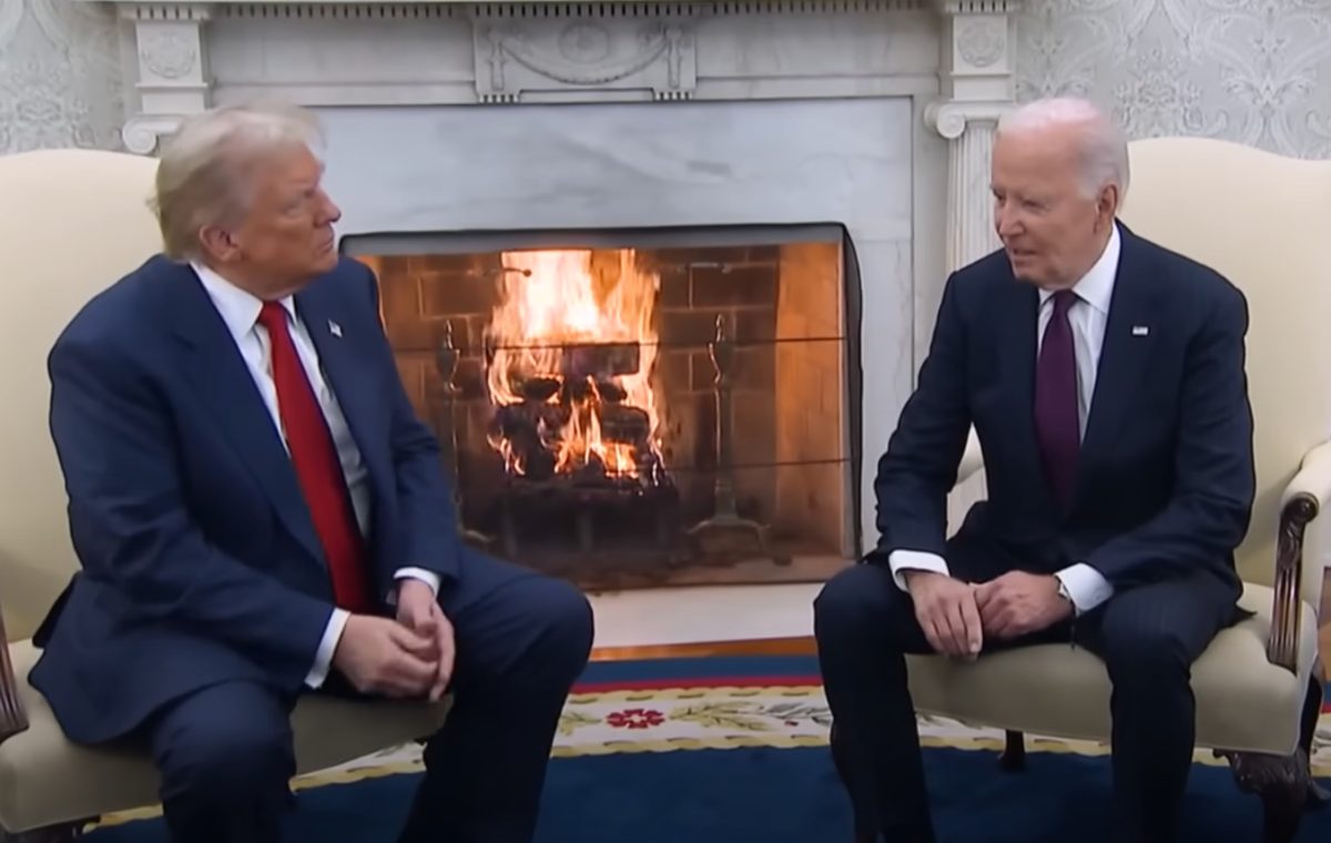 Donald Trump y Biden transición