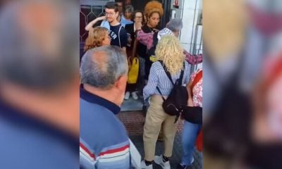 Exiliados cubanos interceptan a la presentadora de “Con Filo” en Málaga