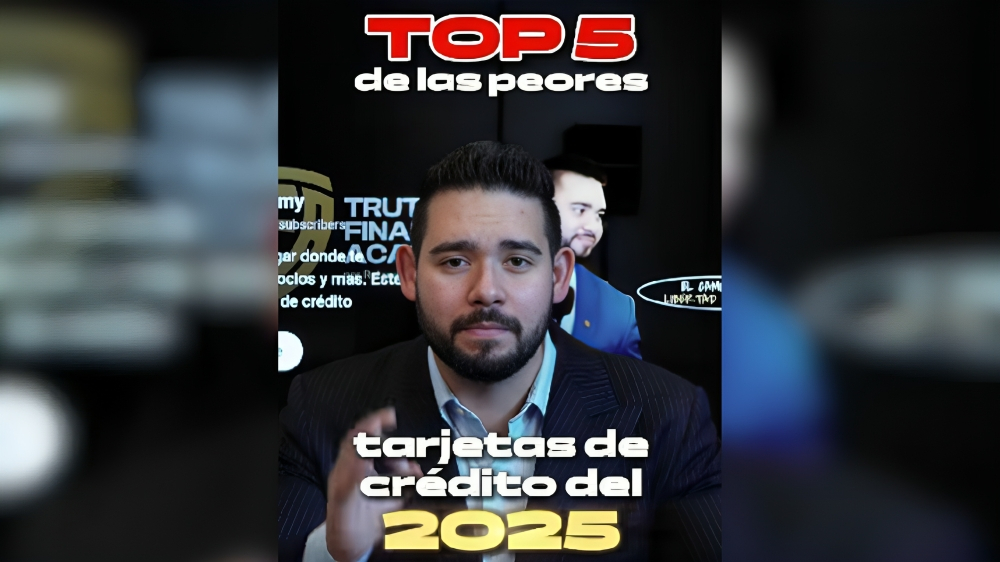 Experto en finanzas personales comparte top 5 de las perores tarjetas de crédito en 2025 (1)