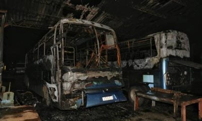 Incendio calcina a tres ómnibus asignados a rutas interprovinciales desde Camagüey