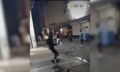 Jóvenes se enfrentan con machetes en el Boulevard San Rafael de La Habana