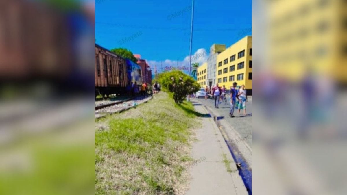 Niño en terapia intensiva tras ser arrollado por un tren en Santiago de Cuba