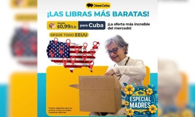 Regresa promoción de libras baratas desde 0,99 dólares para envíos a Cuba