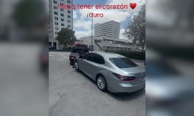 Remolque de vehículo parqueados estacionamientos de CVS genera controversia en Hialeah (2)